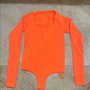 SKIMS Vibrant Orange Bodysuit